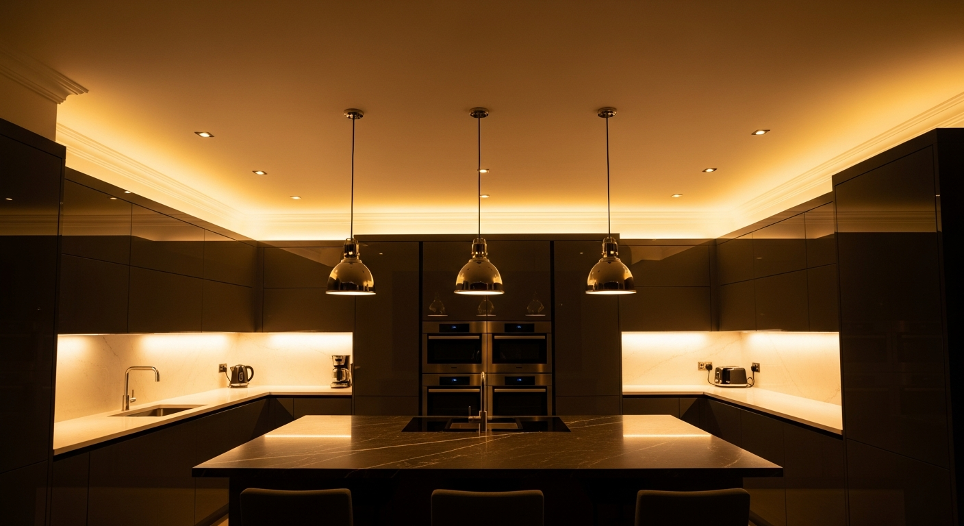 Kitchen Lighting Design Guide — How to Plan a Kitchen That Works Day and Night